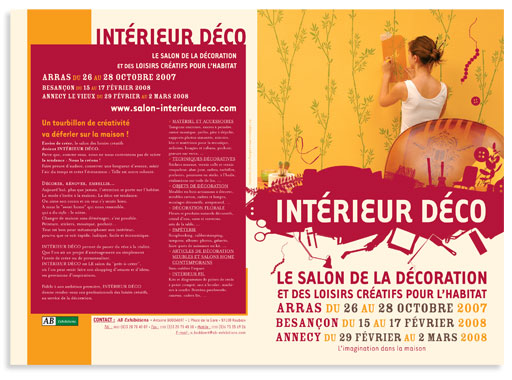 Brochure A4+ pour le salon de la dcoration et l'habitat