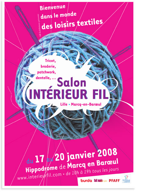 Graphisme affiche vnement textile