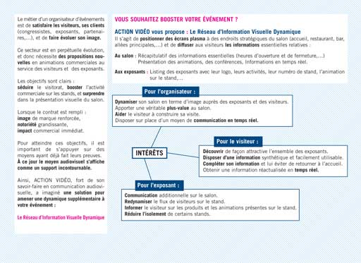 Graphisme brochure Action vido